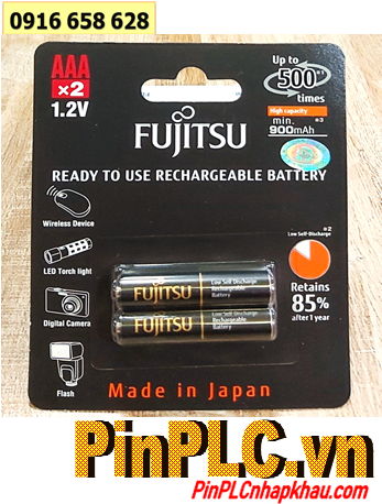 Fujitsu HR-4UTHCEX(2B) -AAA900mAh, Pin sạc 1.2v AAA900mAh Fujitsu HR-4UTHCEX(2B) chính hãng Xuất xứ NHẬT (Loại Vỉ 2viên)